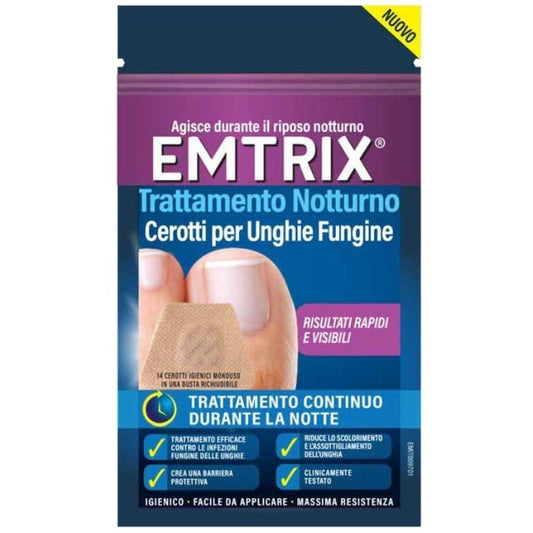 Emtrix 14 Cerotti Monouso Per Unghie Fungine