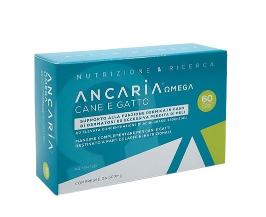 Ancaria Omega Mangime Complementare Per Cani/Gatti 60 Compresse