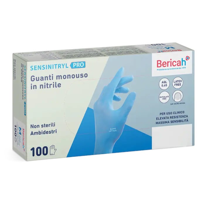 Sensinitryl Pro Guanti Nitrile Taglia M 100 Pezzi