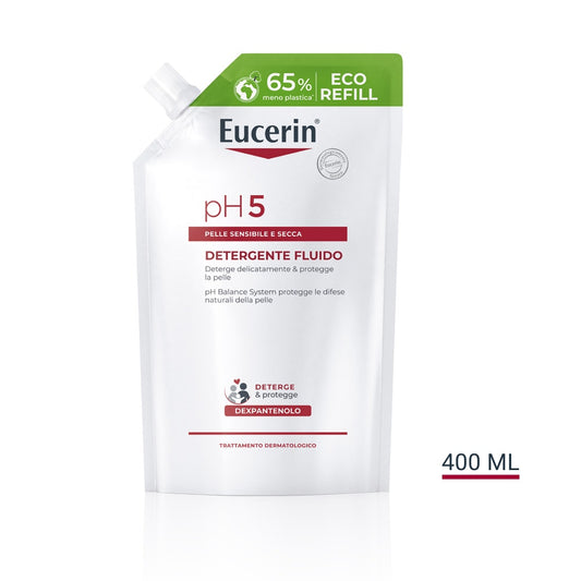 Eucerin Ph5 Detergente Viso Corpo Refill bagno e corpo 400ml