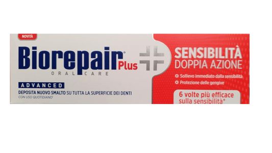 Biorepair Plus Dentifricio Sensibilità Doppia Azione 75ml