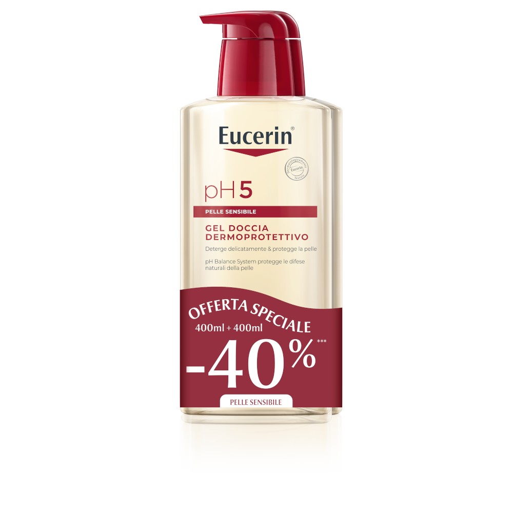 Eucerin Ph5 Gel Doccia Dermoprotettivo 2x400ml