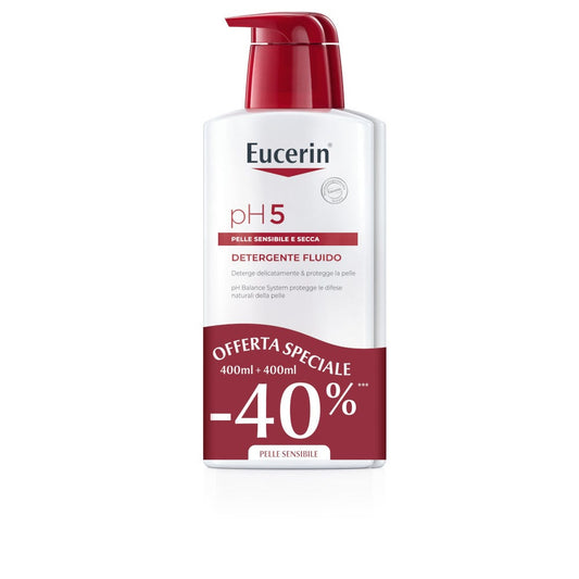 Eucerin Ph5 Detergente Fluido 2x400ml