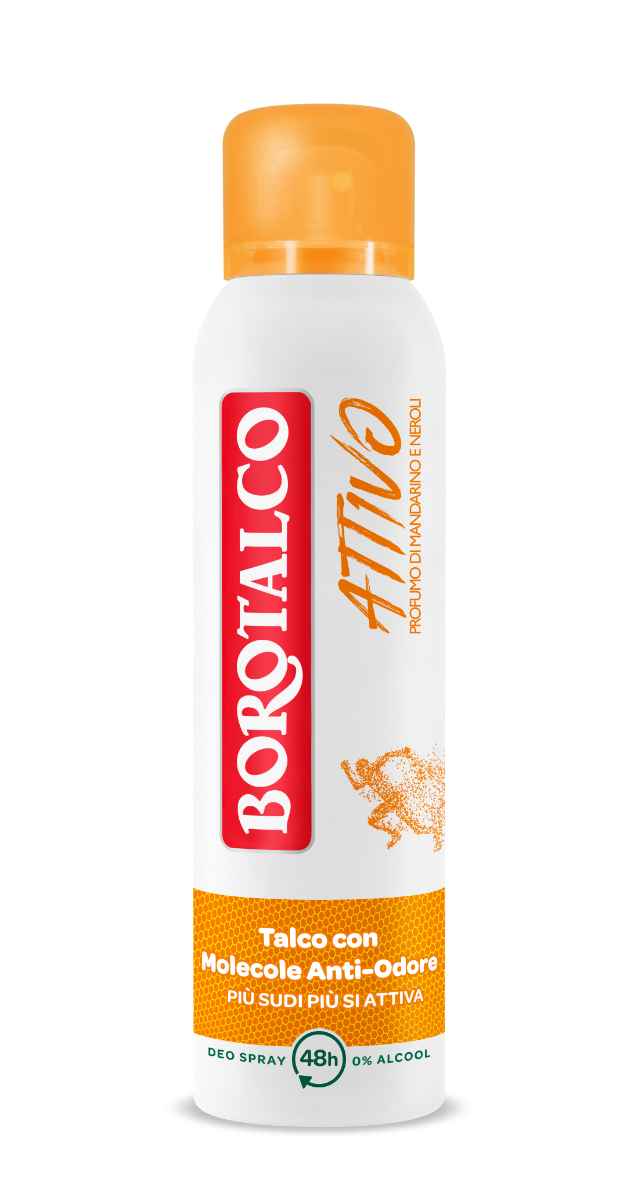 Borotalco Deodorante Spray Attivo Arancione 150ml