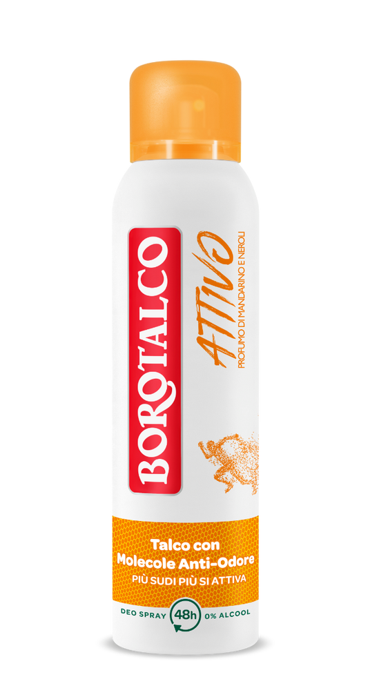 Borotalco Deodorante Spray Attivo Arancione 150ml