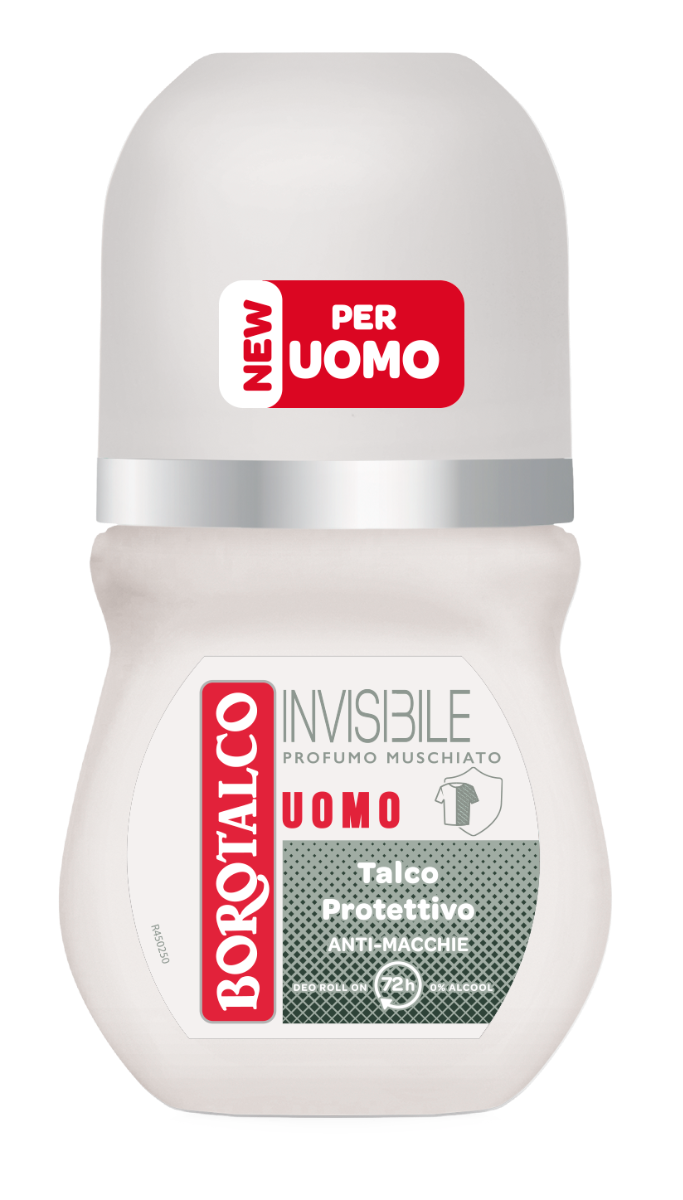 Borotalco Deodorante Uomo Roll-On Invisibile 50ml