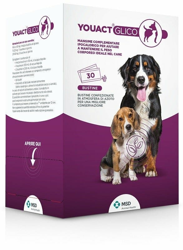 Msd Animal Health Youact Glico Per Cani 30 Bustine