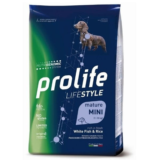 Prolife Dog Life Style Mature Mini White Fish & Rice 7Kg