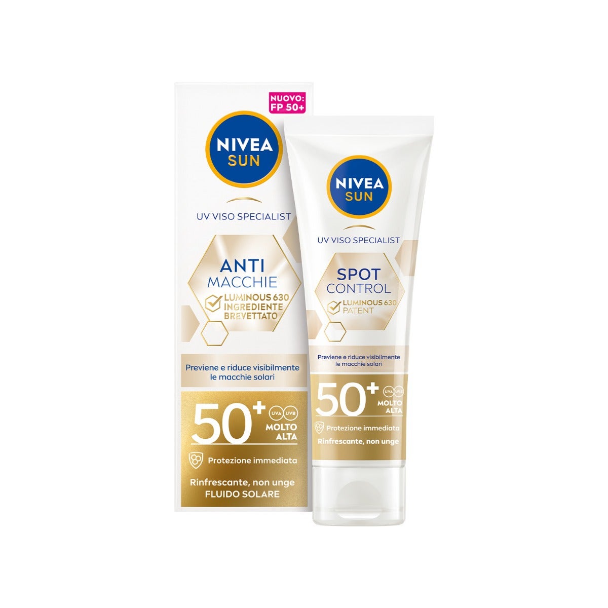 Nivea Sun Luminous630 Crema Viso Solare Anti-Macchie SPF50+ 40ml