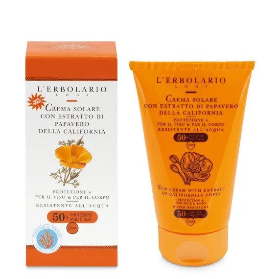 L'Erbolario Crema Solare Viso E Corpo SPF 50+ 50ml