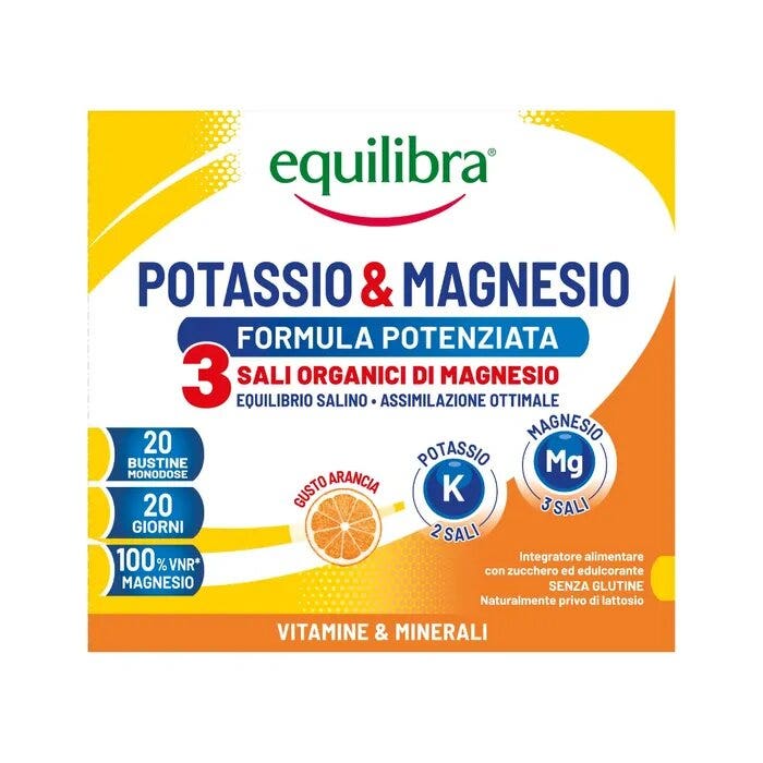 Equilibra Potassio & Magnesio 3 Sali 20 Bustine