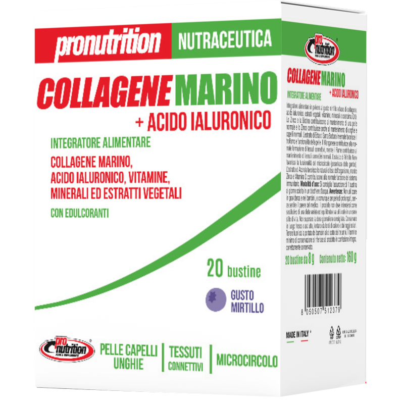 Pronutrition Collagene Marino+Acido Ialuronico 20 Bustine