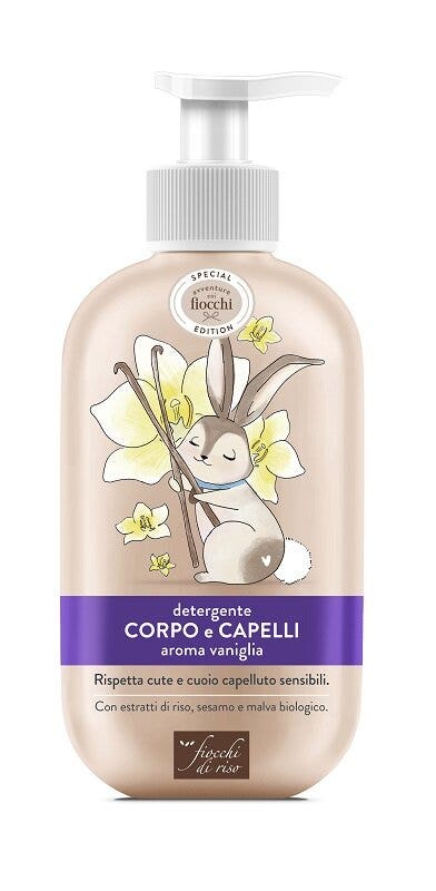 Fiocchi Di Riso Detergente Corpo E Capelli Aroma Vaniglia 400ml