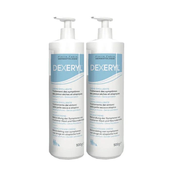 Dexeryl Crema Emolliente Per Pelle Secca E Atopica 2x500g