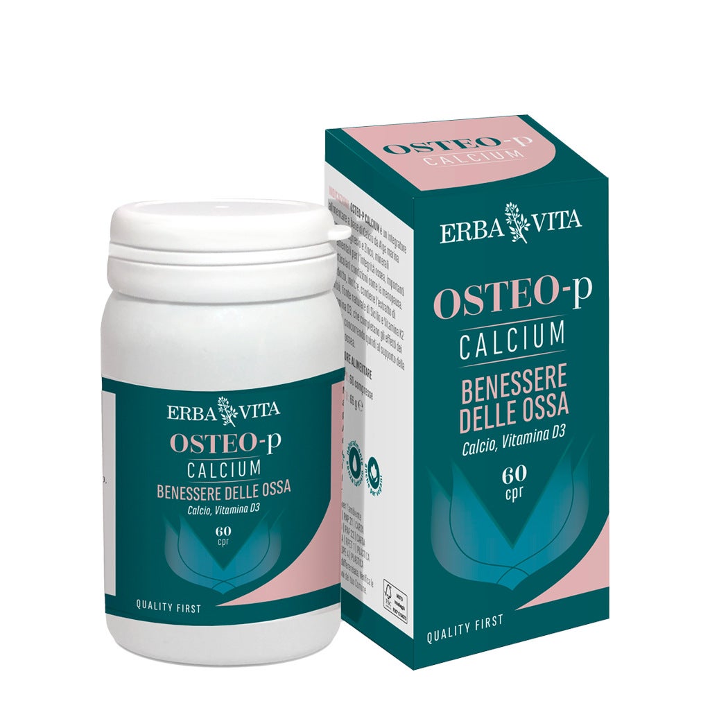 Erba Vita Osteo-P Calcium Integratore 60 Compresse