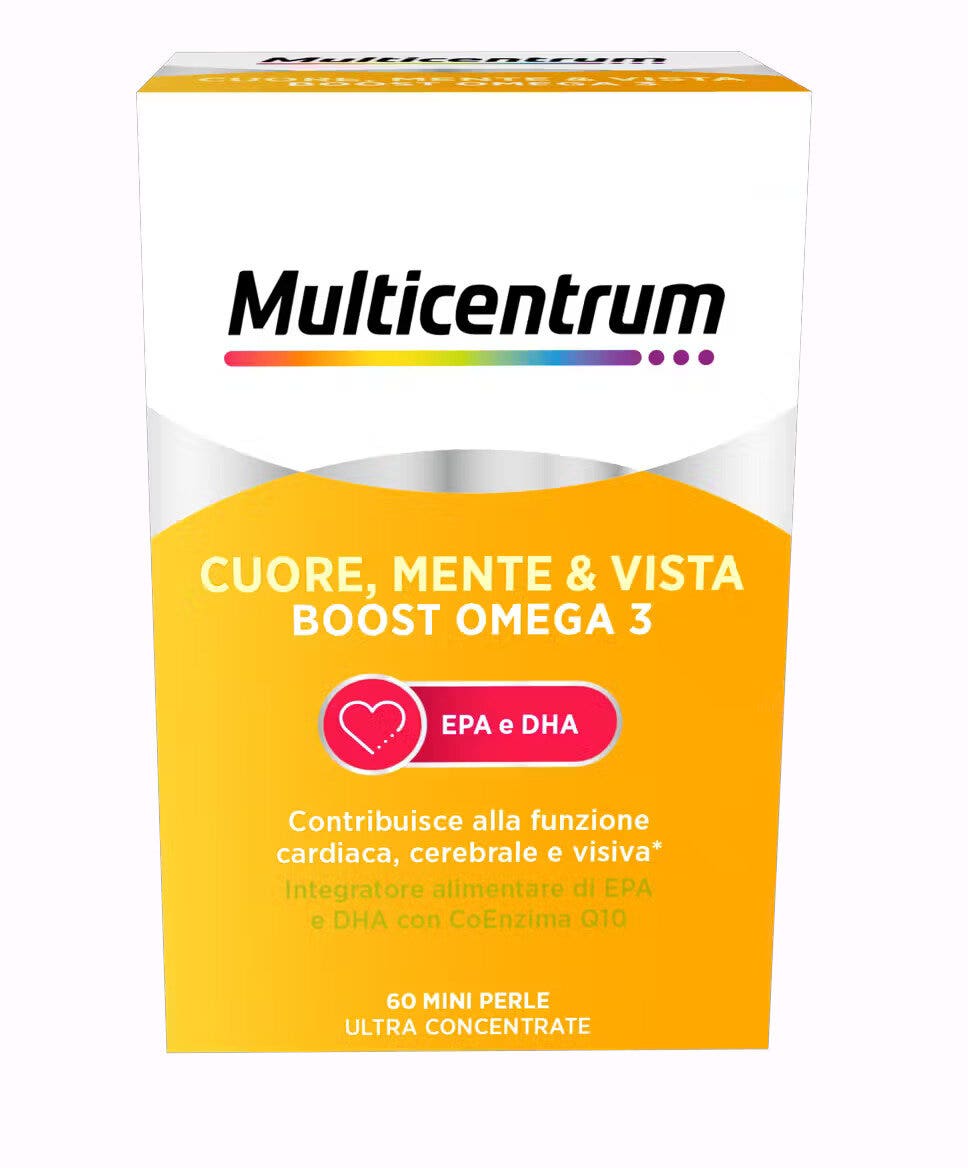 Multicentrum Cuore Mente E Vista Boost Omega3 60 Mini Perle