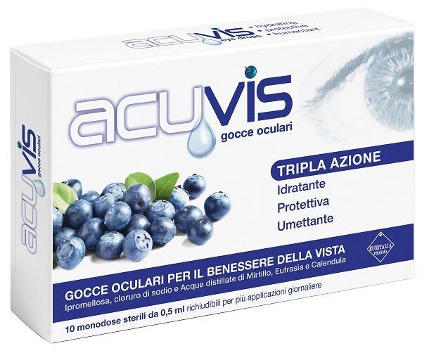 Acuvis Gocce Oculari 10 Flaconcini