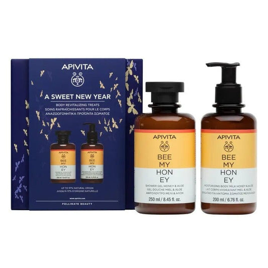 Apivita Cofanetto Bee My Honey Gel Doccia 250ml + Latte Corpo 200ml