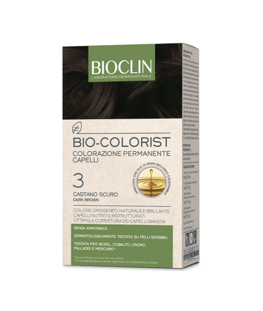 Bioclin Bio Colorist Colorazione Permanente 3 Castano Scuro