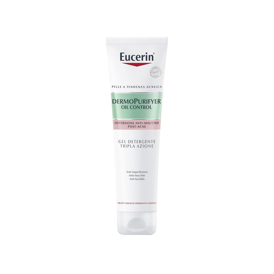 Eucerin DermoPurifyer Oil Control Gel Detergente Tripla Azione 150ml