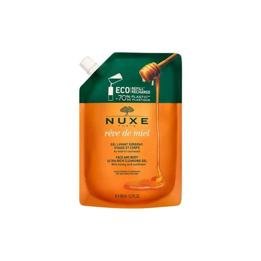 Nuxe Reve De Miel Ricarica Gel Lavante Surgrassante Viso E Corpo 400ml