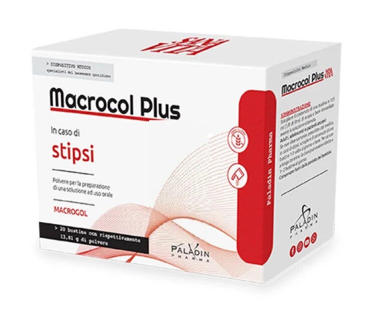 Sanavita Macrocol Plus Trattamento Stipsi 20 Bustine