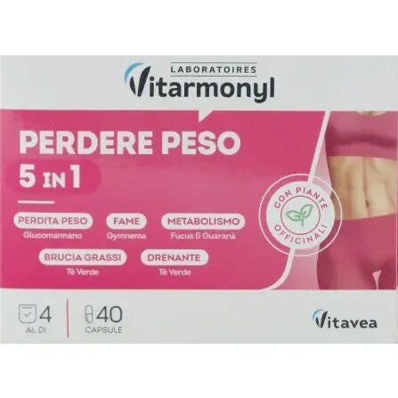 Vitarmonyl 5 In 1 Perdere Peso 40 Capsule