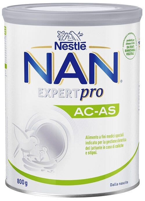 Nan Expert Pro Ac+As Alimento Dalla Nascita 800g