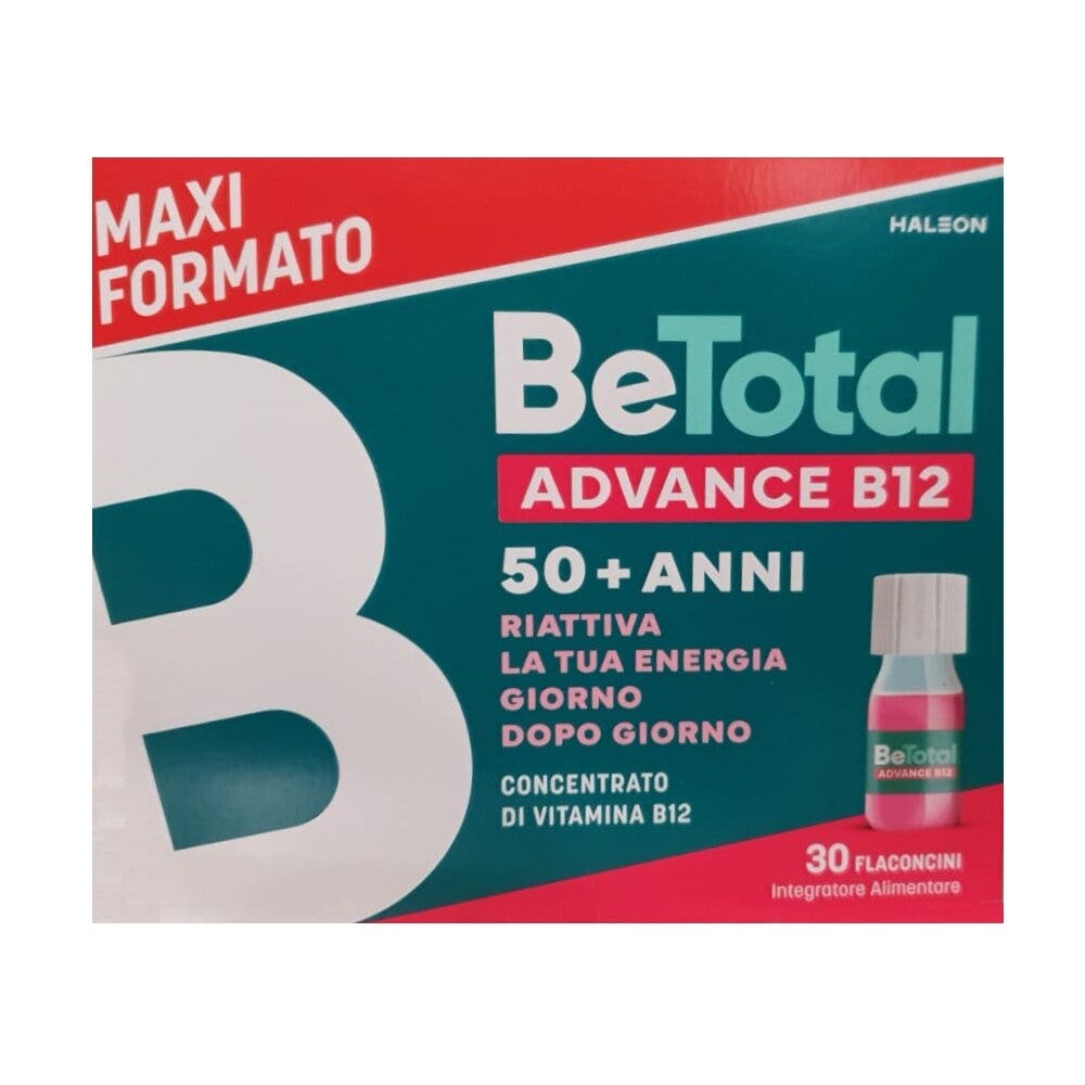 Be-Total Advance B12 Integratore Alimentare 50+ Anni 30 Flaconcini