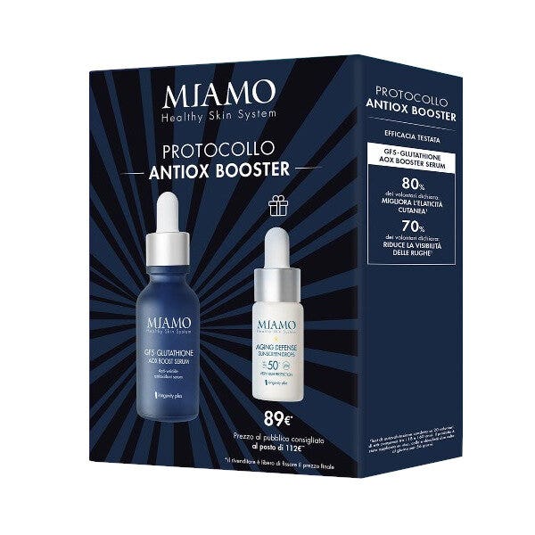 Miamo Antiox Booster GF5-Glutathione Aox Boost Serum 30ml + Aging Defence Drops SPF 50+ 10 ml