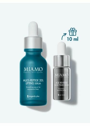 Miamo Cofanetto Lift&Glow Siero Multi Peptide 20% Lifting 30ml + Glow Prime 10ml