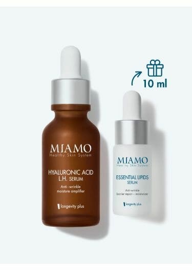 Miamo Plump&Hydra Siero Hyaluronic Acid LH 30ml + Siero Essential Lipids 10ml