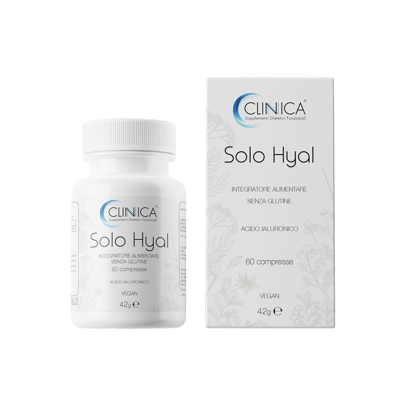 Clinica Solo Hyal - acido ialuronico - 60 compresse = 1 mese di trattamento