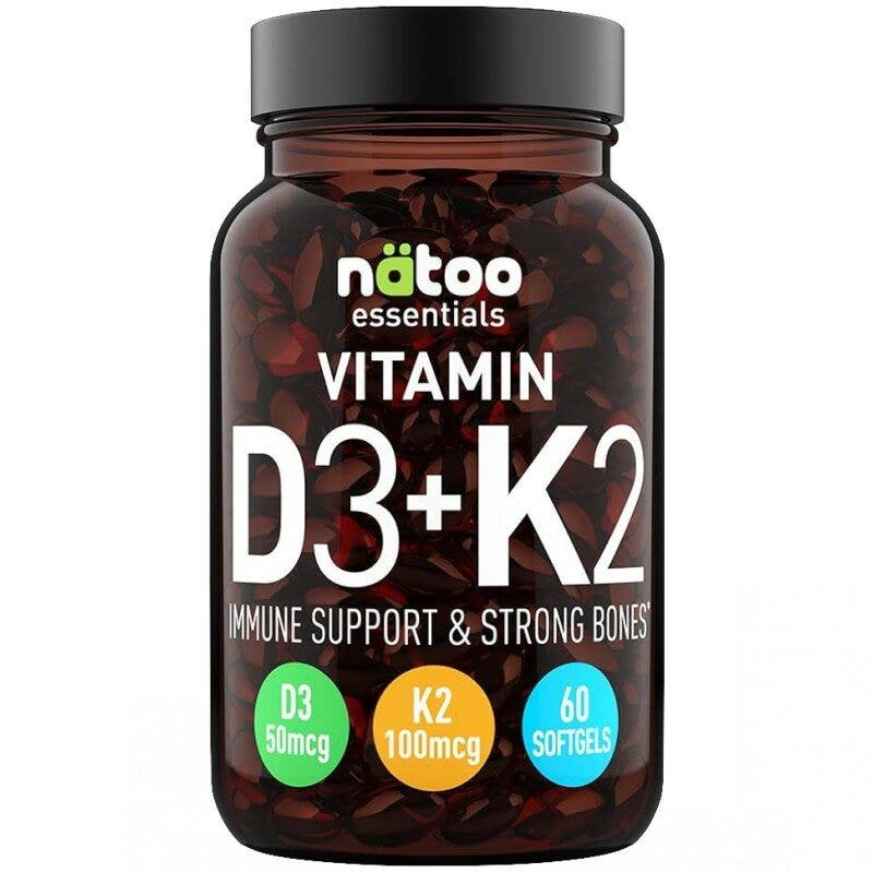 Natoo Essentials Vitamin D3 + K2 60 Softgels