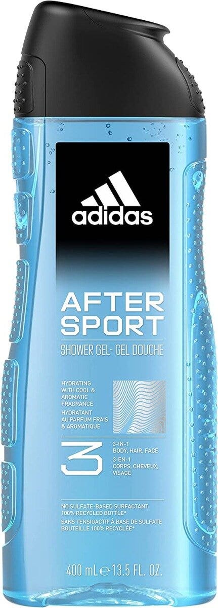 Adidas After Sport Gel Doccia Bagnoschiuma 3in1 400ml