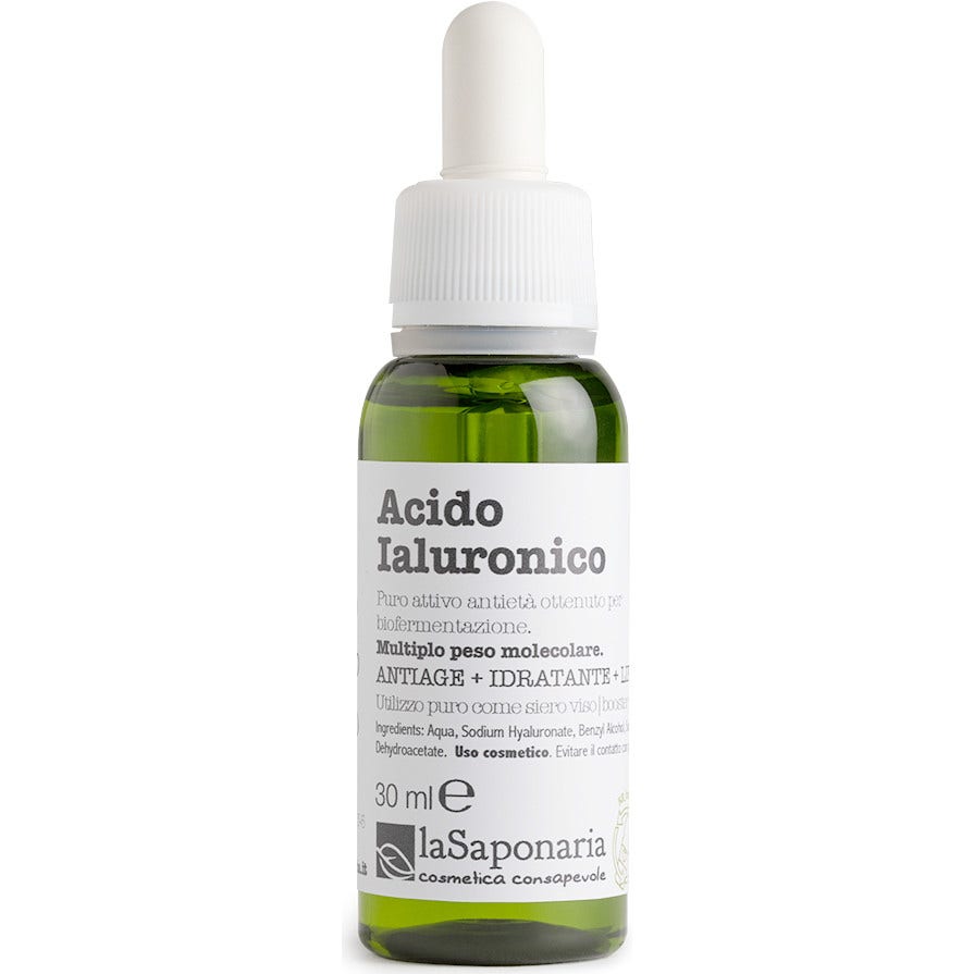 La Saponaria Attivo Puro Acido Ialuronico Multiplo Peso Molecolare 30ml