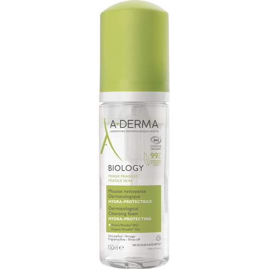 A-Derma Biology Mousse Detergente Dermatologica Idra-protettiva 150ml