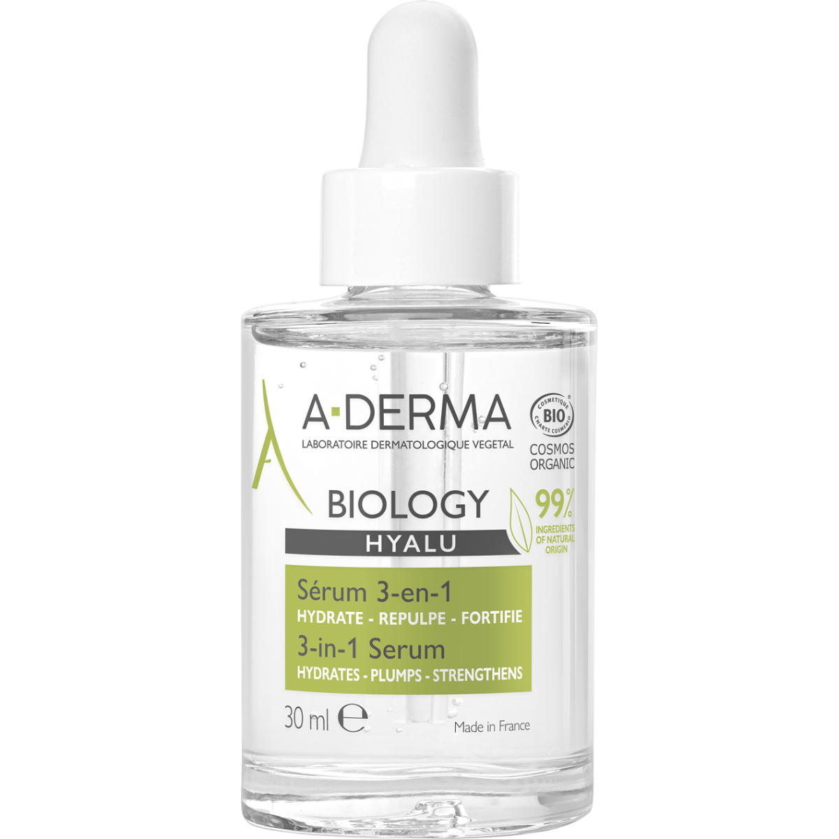 A-Derma Biology Hyalu Siero 3-in-1 Idratante 30ml