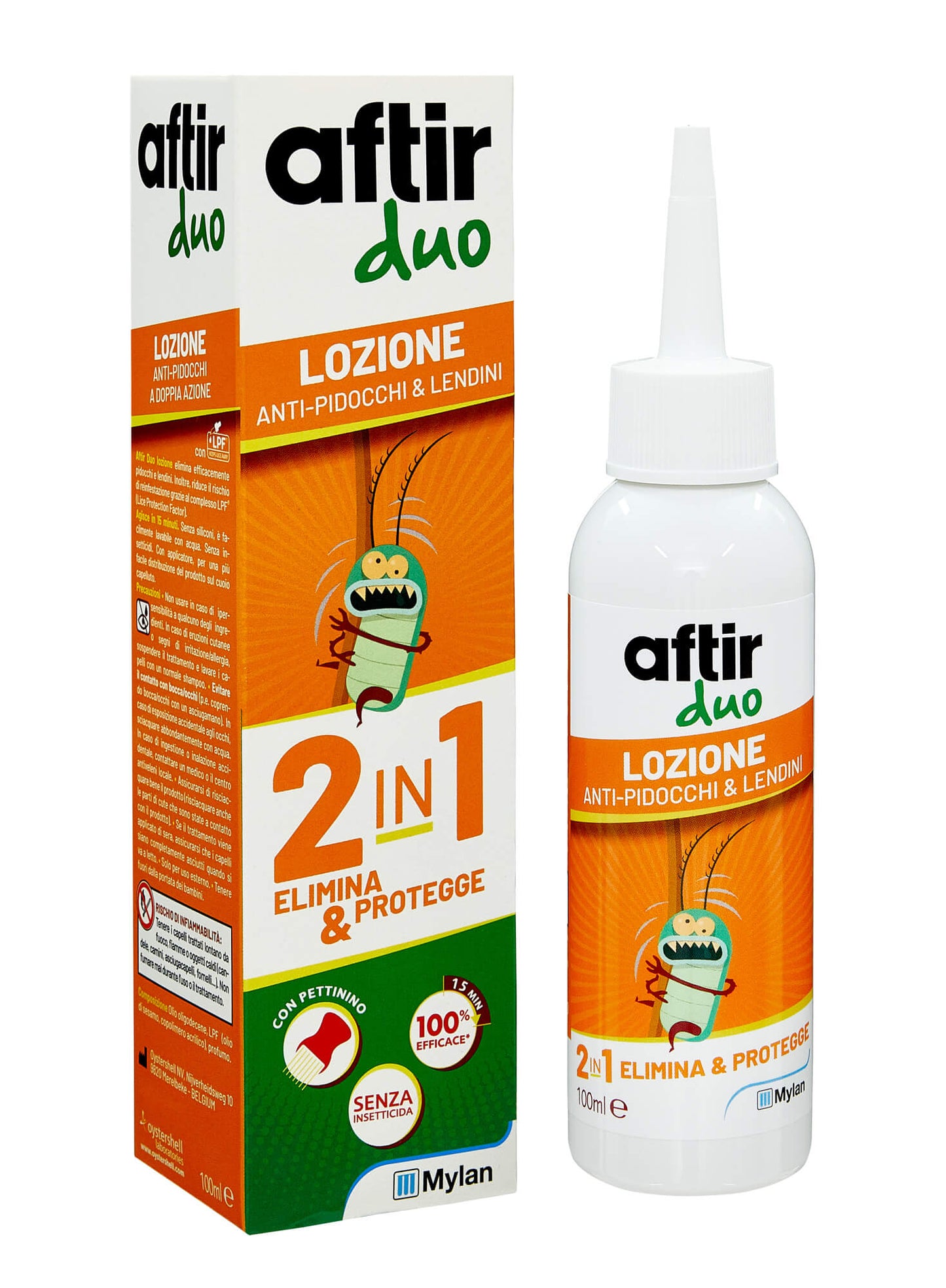 Aftir Duo Lozione Antipidocchi 100ml