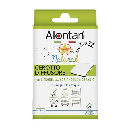 Alontan Natural Cerotti Antizanzare 24 pezzi