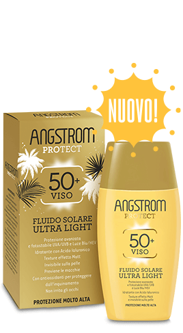 Angstrom Protect SPF 50 Fluido Solare Viso Ultra Leggero 40ml