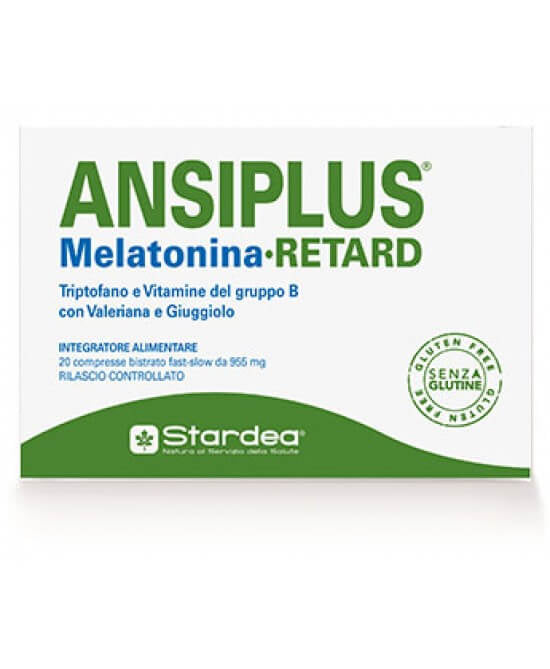 Ansiplus Retard Melatonina 20 compresse