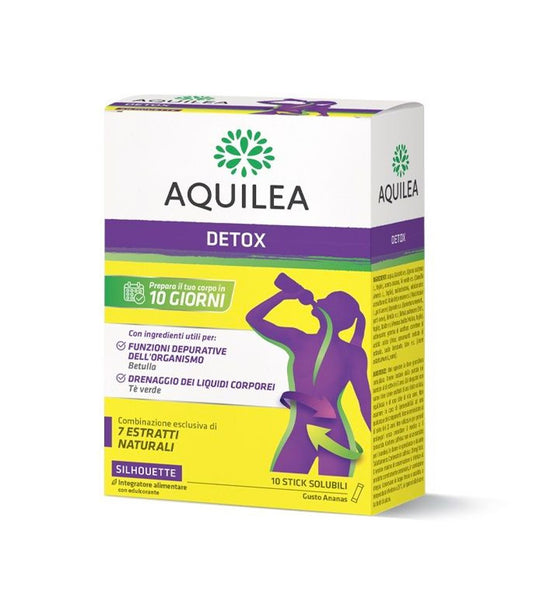 Aquilea Detox Integratore Depurativo 10 stick solubili