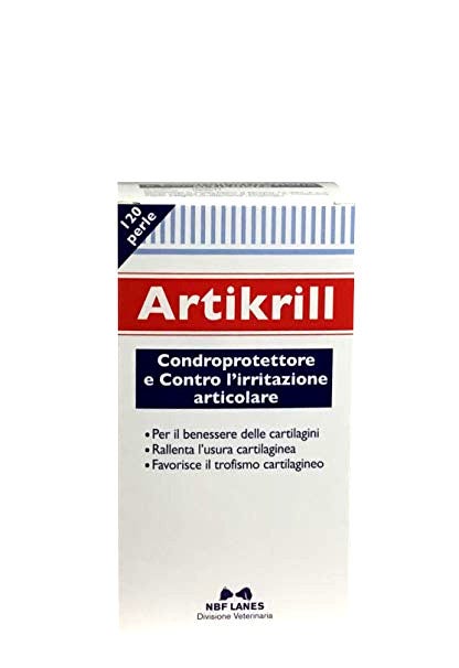 Artikrill Mangime Complementare Cani 120 Perle