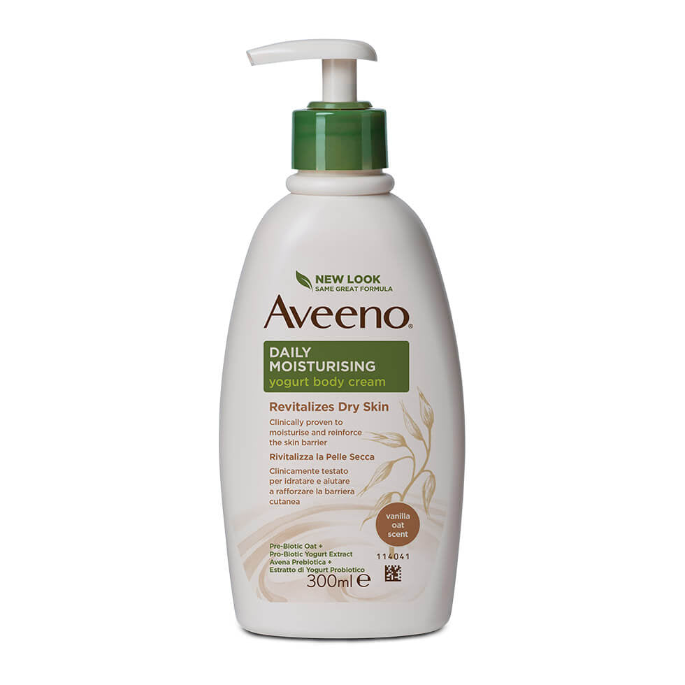 Aveeno Crema Corpo allo Yogurt Vaniglia e Avena 300ml