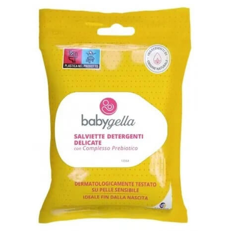 Babygella Prebiotico Salviette Detergenti Delicate 15 pezzi