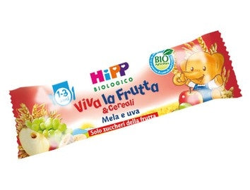 Hipp Biologico Barretta ai Cereali Mela e Uva 20gr.