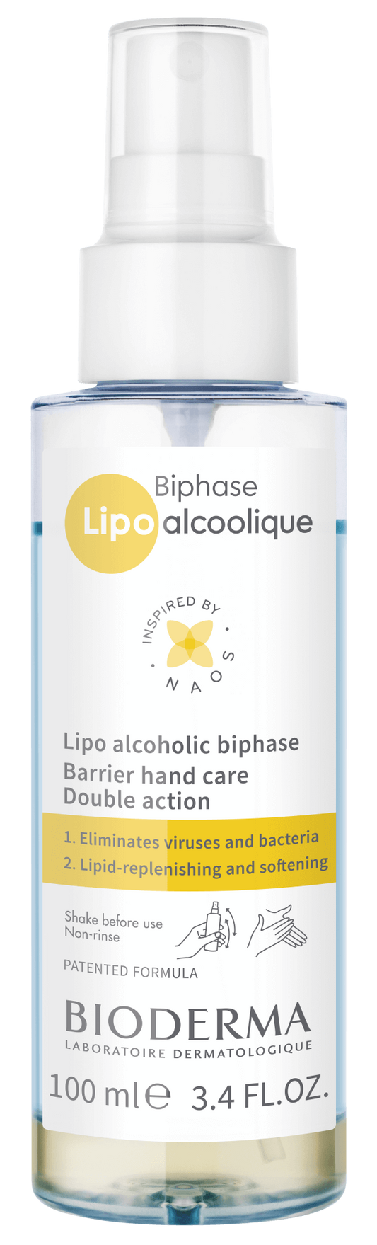 Bioderma Biphase Lipo Alcoolique Disinfettante Mani 100ml