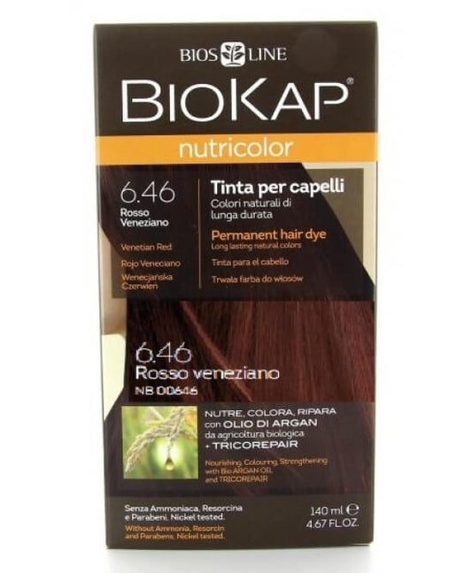 Biokap Nutricolor Tinta 6.46 Rosso Veneziano  140ml