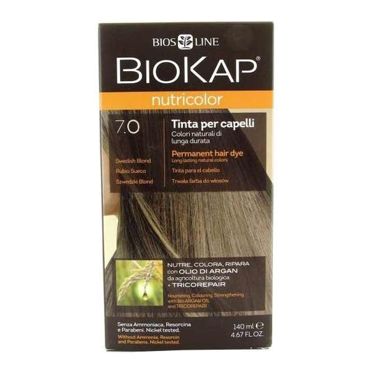 Biokap Nutricolor Tinta 7.0 Biondo Medio 140ml